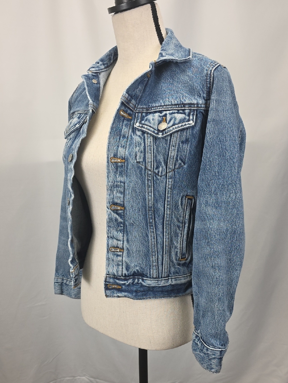 Lucky Brand Light Blue Denim Jean Jacket Size XS